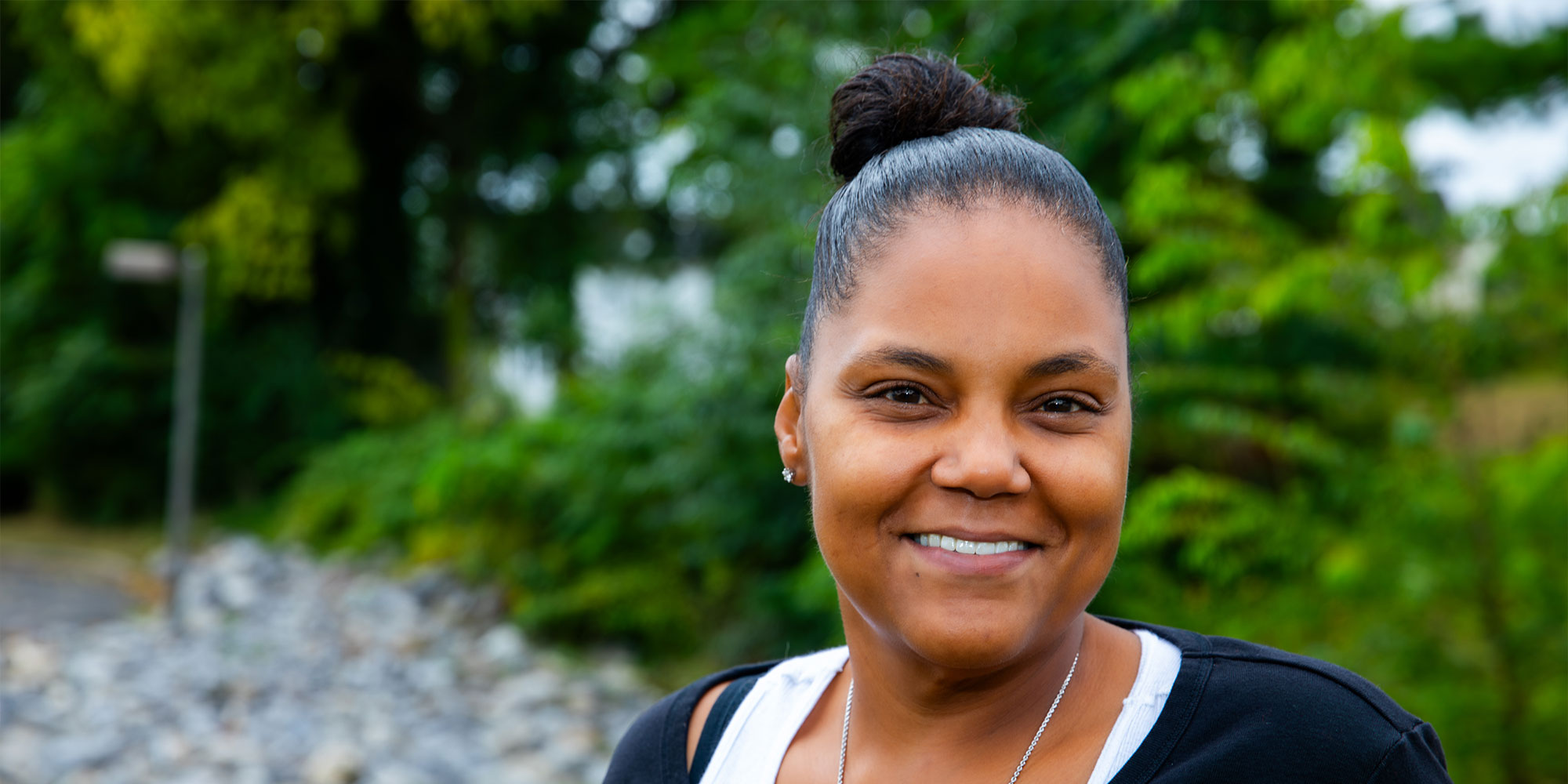 patient smiling confidently after their dental procedure